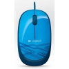 LOGI M105 corded Mouse USB blue