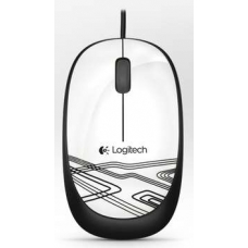 LOGI M105 corded Mouse USB white